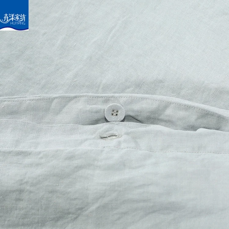 duvet covers bed sheets comforter sets 100%french flax linen 14x14 50x54