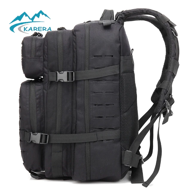 Tactical Military Assault Pack Hiking MOLLE Rucksack Laser cut Backpack