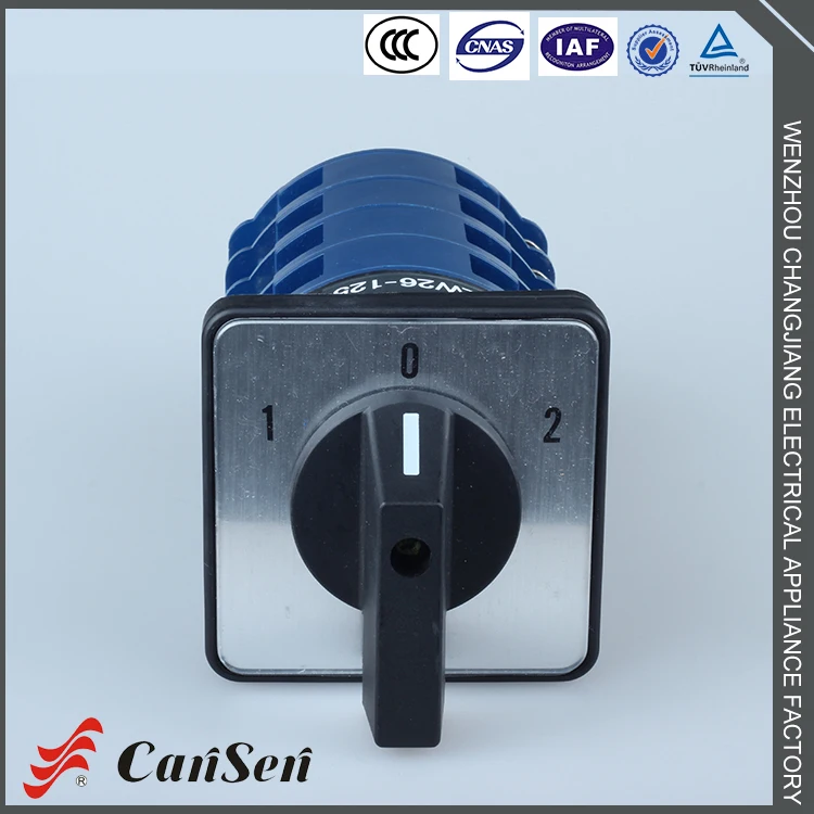 LW26-125 1-0-2 4P 125A custom 2 3 4 5 6 7 positions rotary switch