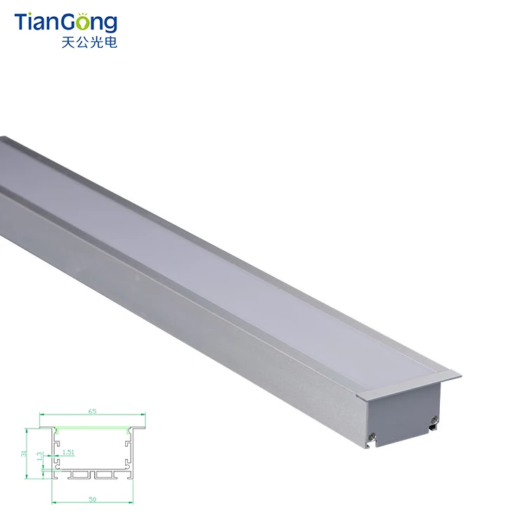 2020 IP20 Seamless Linkable Line Led Recessed Linear Light 6530