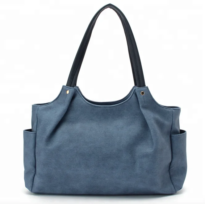 custom women tote bag Japanese style pu leather handbag