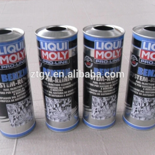 
Цветная печатная круглая моторная банка с маслом, металлическая банка 