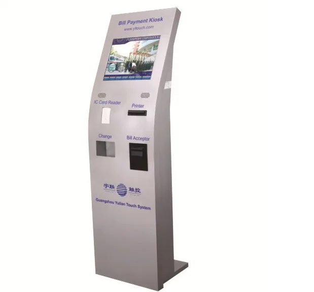 Киоск для оплаты купюр с ручным терминалом/киоском для оплаты самообслуживания