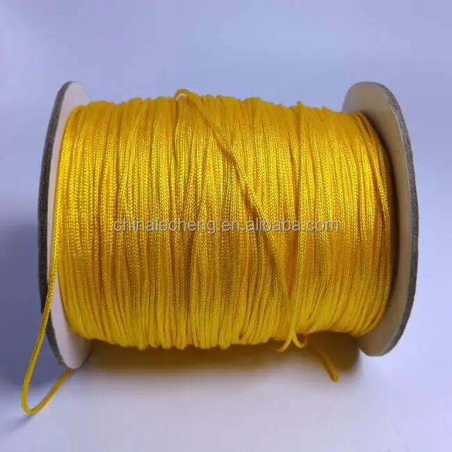 2mm Nylon Bobby Tiny Cord Genuine Stingray Leather Knot Nylon Cord
