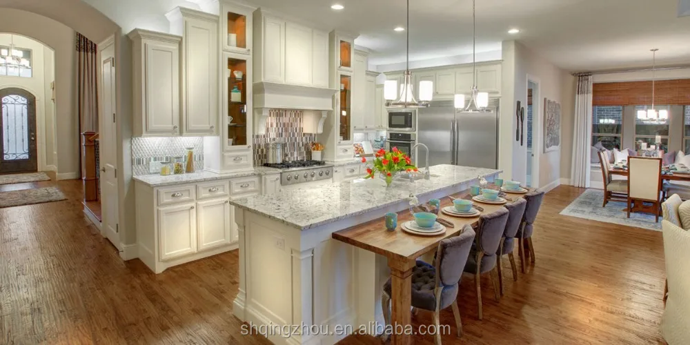 Фабрика сразу популярный белый поднятый панельный кухонный шкаф