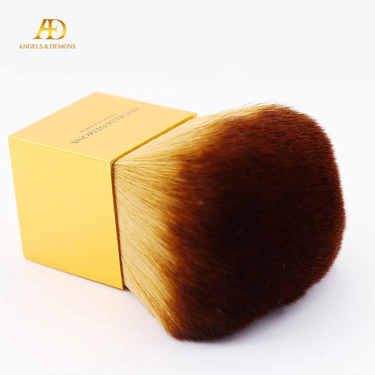 
Wholesale Free Sample Gold Short Handle Powder Single Makeup Brush 
