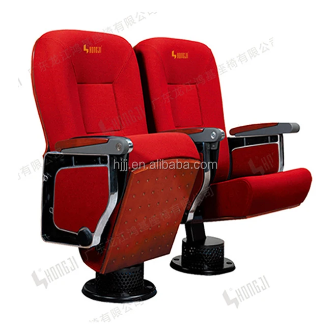 
Cheap school soft auditorium chair seating with big size writing pad 