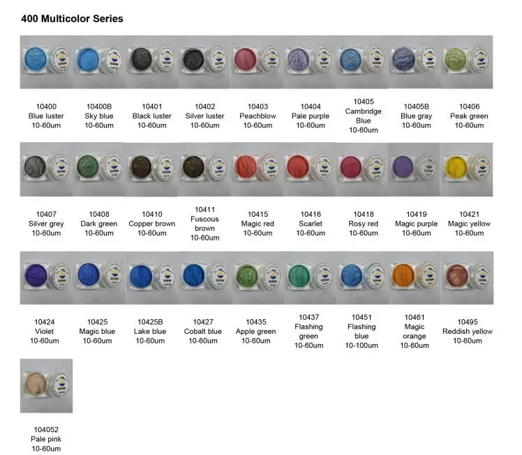 Candy Colors Chameleon Pearl pigment Eye Shadow Powder Car Paint Pigment