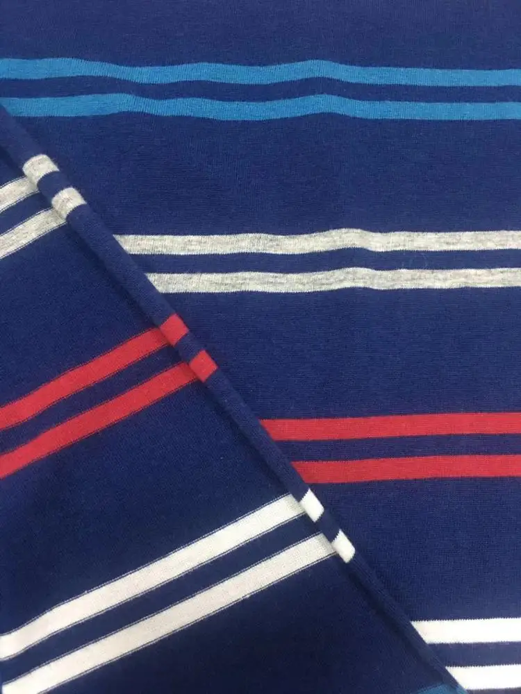 100%COTTON STRIPE Y/D SINGLE JERSEY