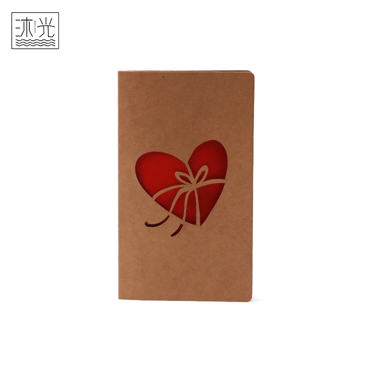 
Wholesale Customized Design Paper Cut Folding Cutout Greeting Cards With Envelopes 