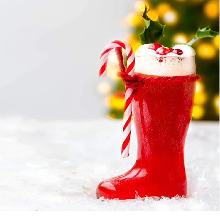 Hot Selling Different Size Custom Glass Beer Das Boot Shaped Glass Beer Boots