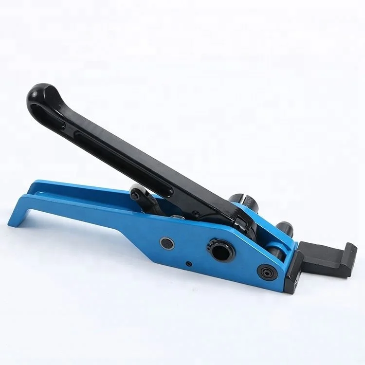 
coil packing with strapping type tensioner tool 