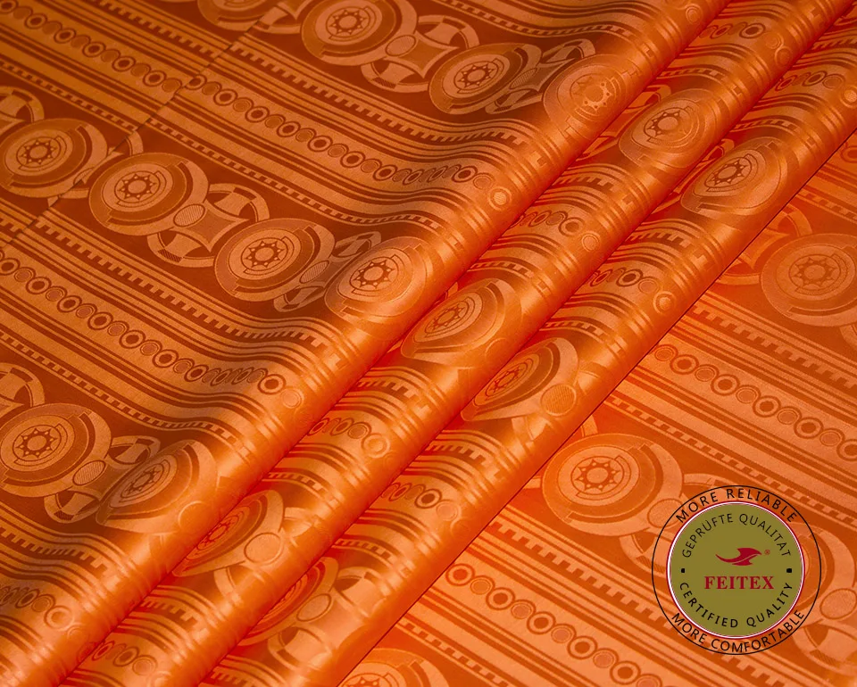 Sewing Fabric 2023 Guinea Brocade VIP Diamond Fabric Cotton Bazin Riche for Wedding Dress Feitex