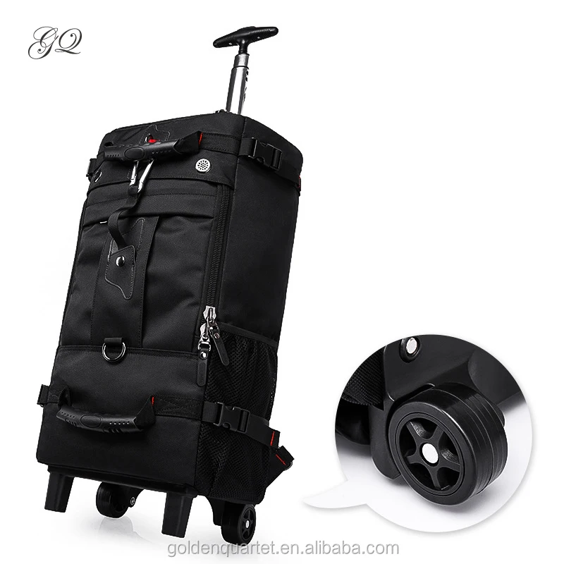 High quality outdoor trolley travel backpack bag school bag upright Travel Luggage Trolley laptop Backpack