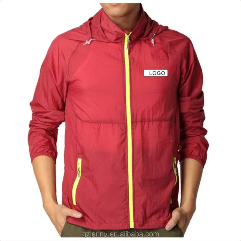 Light Sport Design With Hood Foldable Running Motorcycle Biker Summer Jacket Men