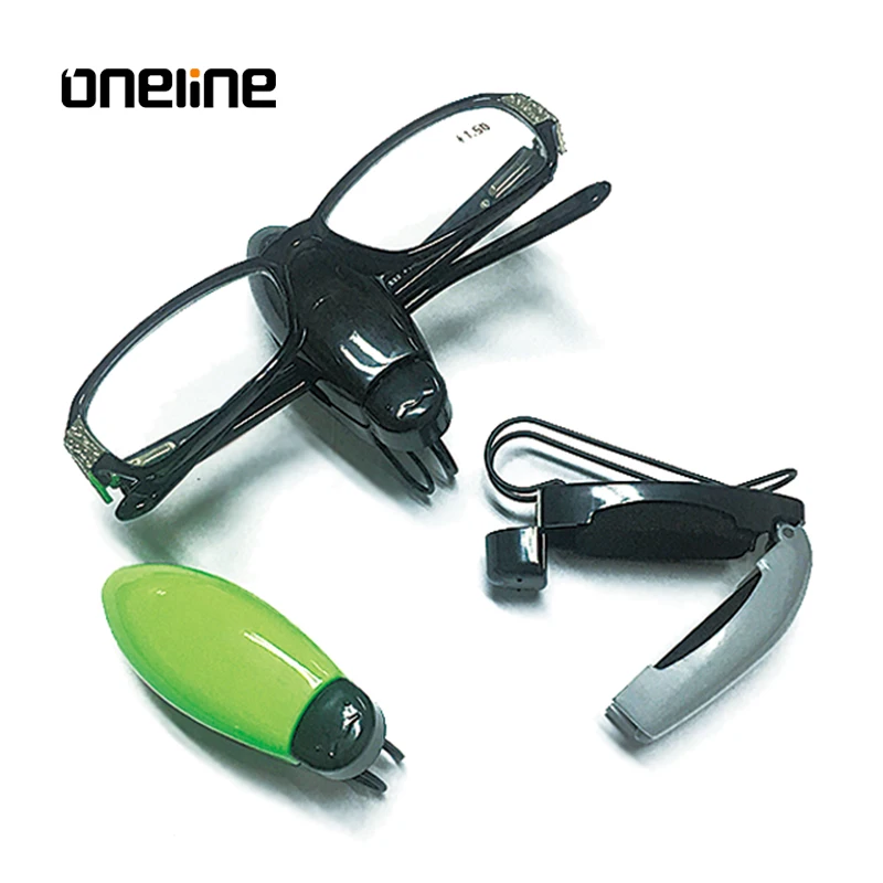 Accept Customized Portable ABS Material Auto Visor Clip Sunglasses Glasses Holder For Car