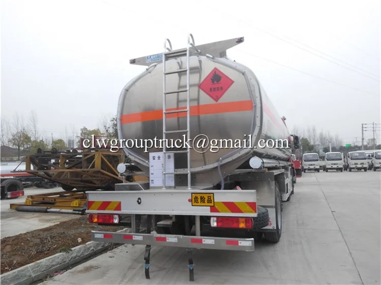 Foton 6 compartments oil gas storage transportation fuel tank truck for palm oil