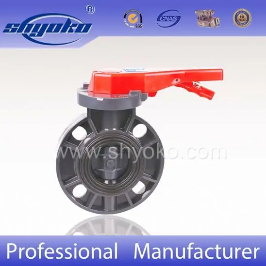 
For butterfly valve SCH 80 with 4 or 8 hole Plastic PVC ANSI Flange 