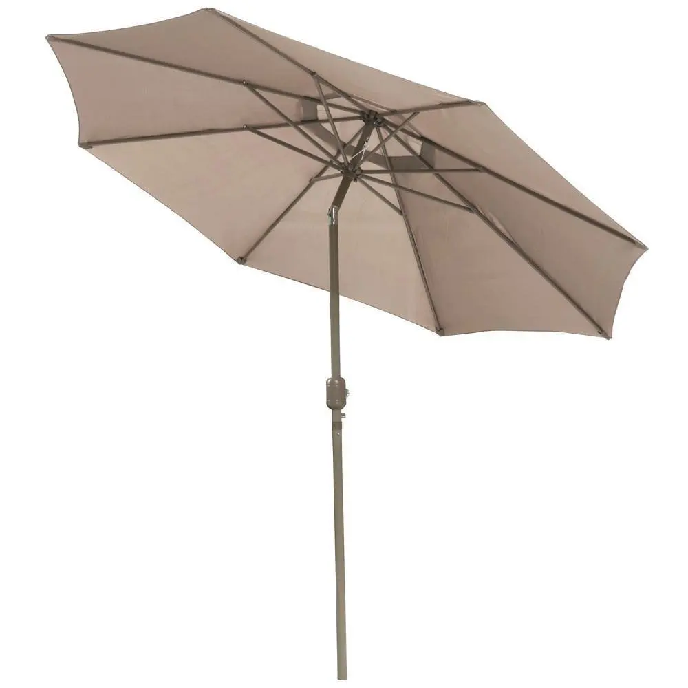 2019  cheap Discount Promotional hand crank open large size Garden Balcony 9 foot patio umbrellas outdoor with tilt