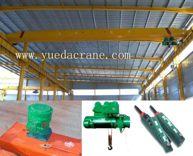 LB model overhead crane single beam explosion proof crane
