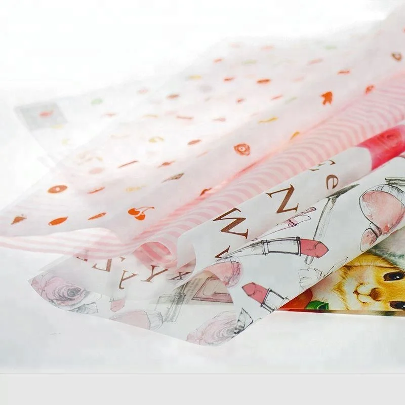 
Colorful Custom Logo Printed Butterfly Wrapping Tissue Paper for Gifts Packaging 