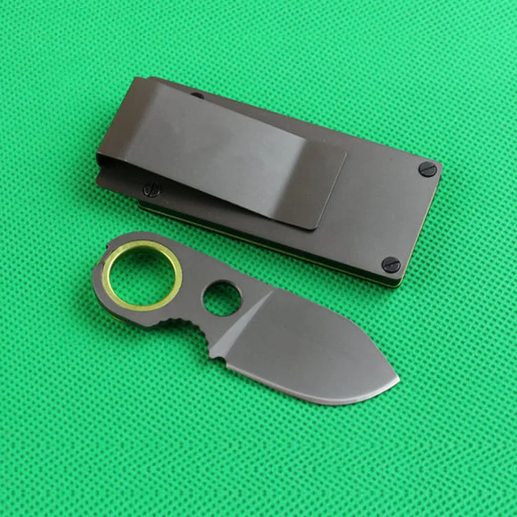 
2018 selling the best quality cost-effective products money clip knife wallet knife 