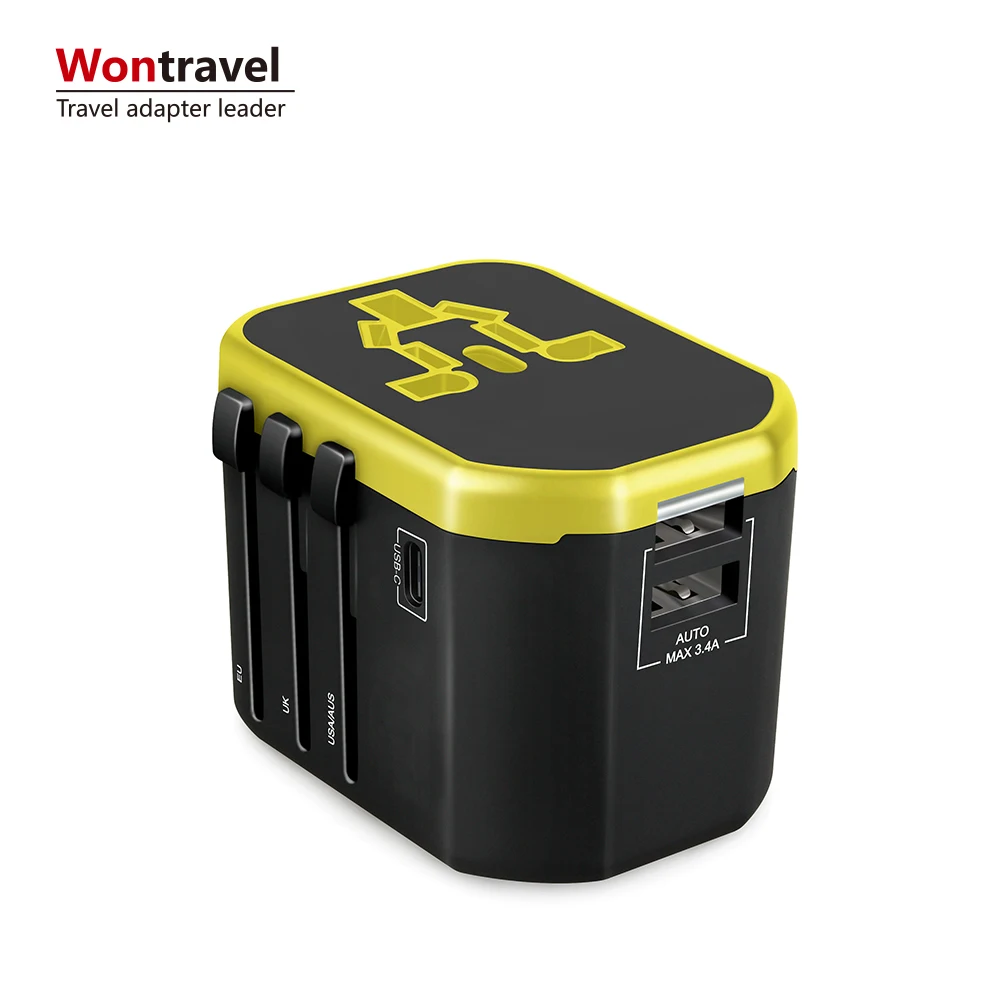 Electric Plug Socket International travel adapter Universal USB Power Charger Converter EU UK US AU Plug