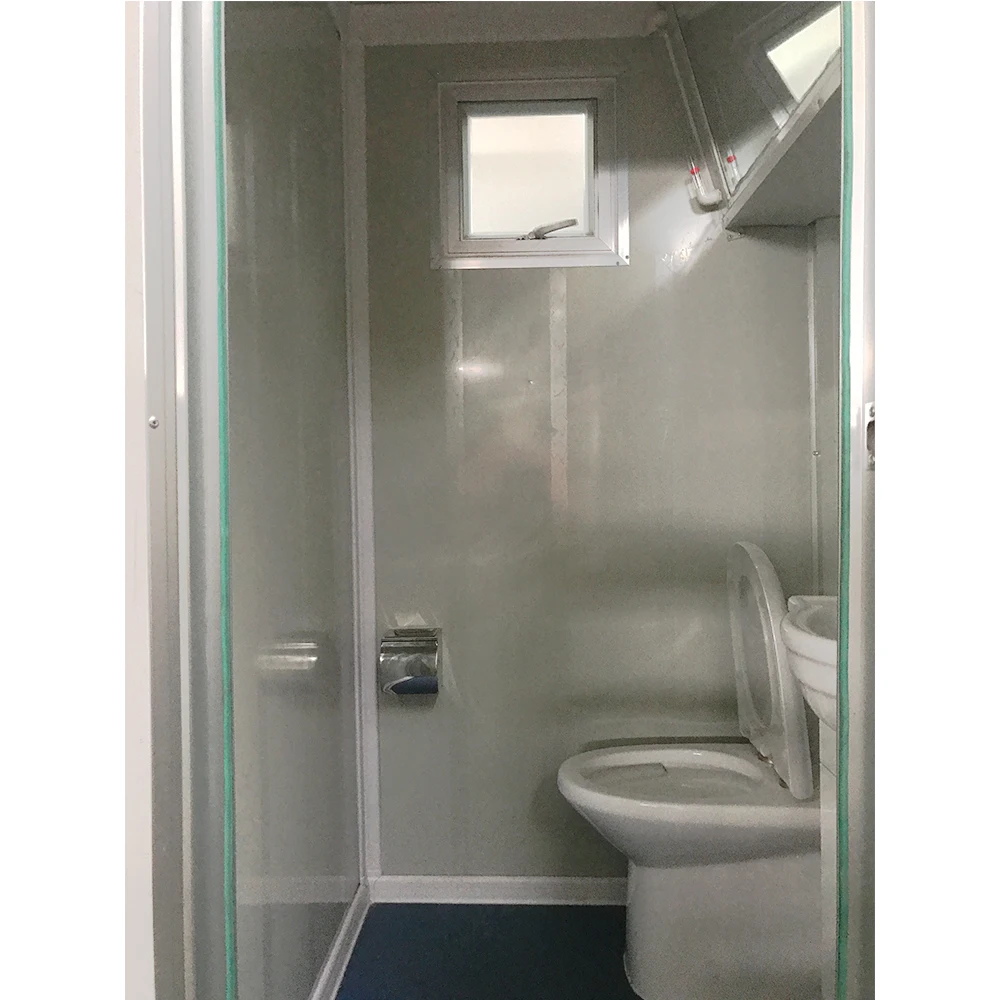 2022 NEW design mobile portable Trailer toilets with wash basin and mirror
