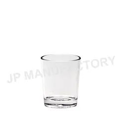 Best Seller 4oz plastic small cup  Unbreakable & Dishwasher safe Polycarbonate straight glass