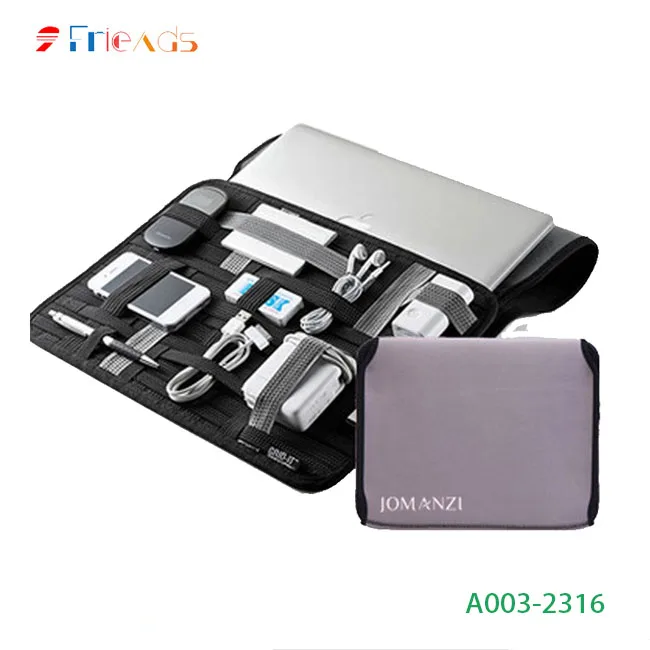 
Digital storage grid Organizer USB cable Bag Travel accessories Gadget Organizer Bag for iphone ipad laptop 
