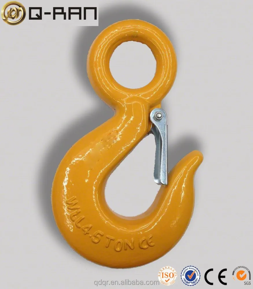 
Crane lifting 320 Carbon Steel Forged Eye Hook With Latch 