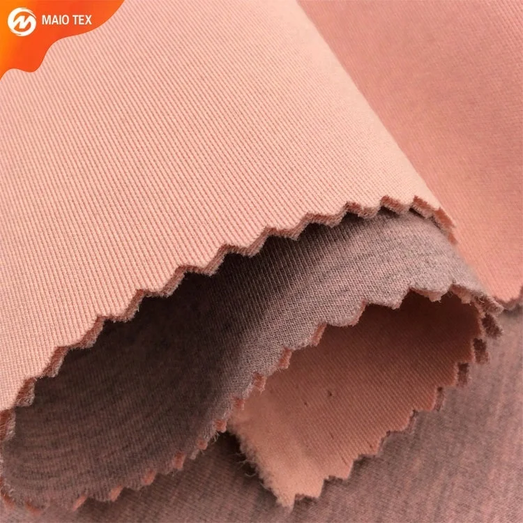 polyester spandex interlock knit cationic melange polyester air layer spacer scuba fabric for sportswear