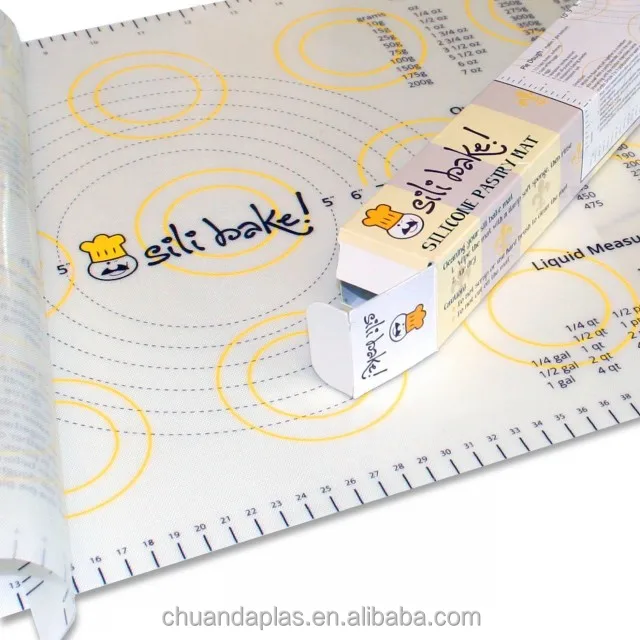 BSCI Audited factory New products 2019 non-stick Anti-slip silicone pastry mat set