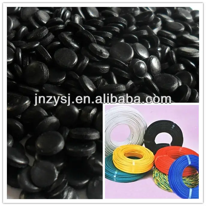 White/Black weather resistant PE for cable insulation compound or electric wire insulation sheath protection plastic granules