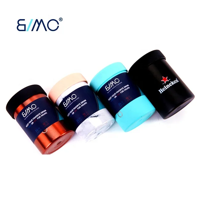 Бесплатная доставка, охладитель пива, охладитель банок для напитков, вакуумная Изолированная баночка с двойной стенкой, изолятор, подходит для стандартного металлического всесезонного контейнера 12 унций