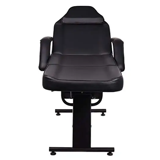 adjustable Salon SPA Black Massage Bed Tattoo Chair bed Facial Table Beauty Basket