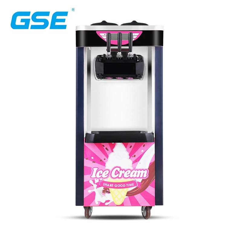 3 flavor CE proved Hot selling ice cream maker