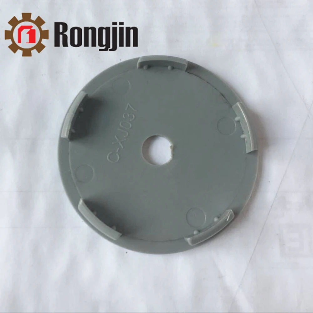 
65mm plastic custom flat face wheel center hubcap 
