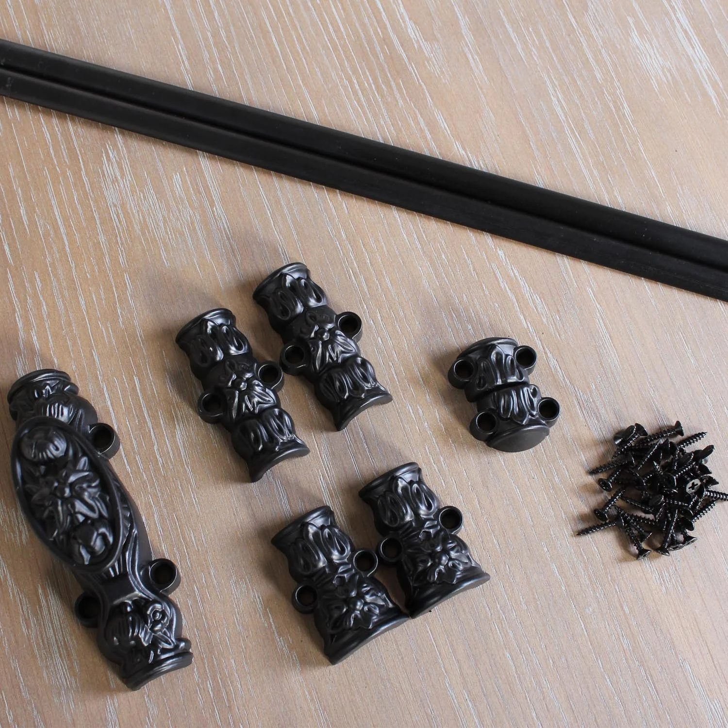 Big Size 7pcs Cabinet Cremone Bolt Lock Bronze Color Hardware Handle