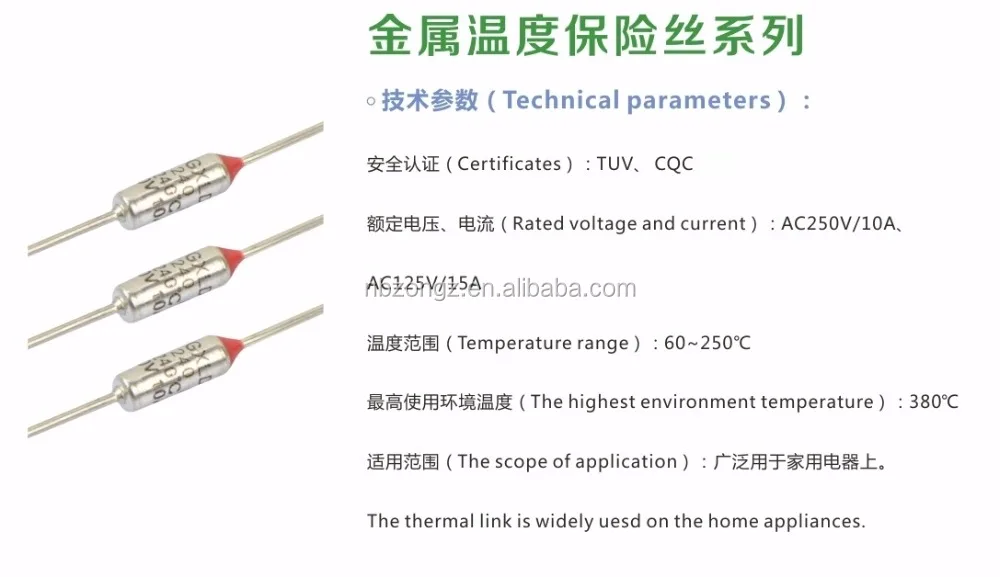 
RY 133C Thermal fuse 