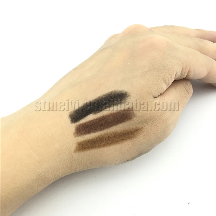 
LY786 eyebrow pencil with 2 replaceable cartridge waterproof eyebrow with retail package 