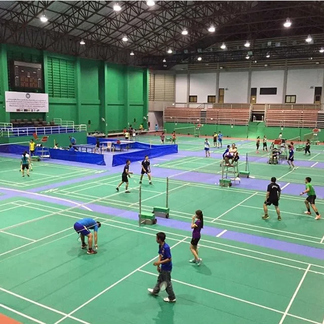 
Indoor sports flooring used for badminton court flooring 