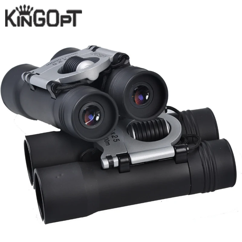 Kingopt factory price 10x25 compact Binoculars telescope for Adults