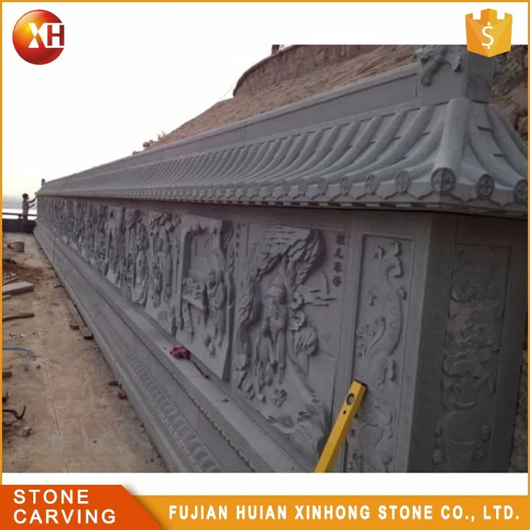 Высокое Качество Китайский Стиль Каменный Рельеф, Резьба