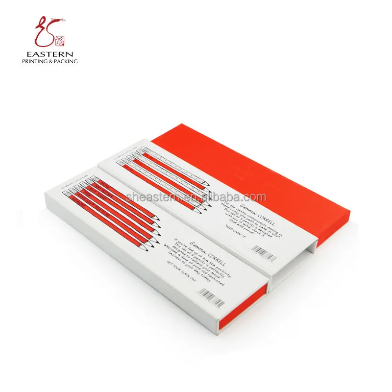 Custom Elegant Pencil Case Paper Gift Box Packaging