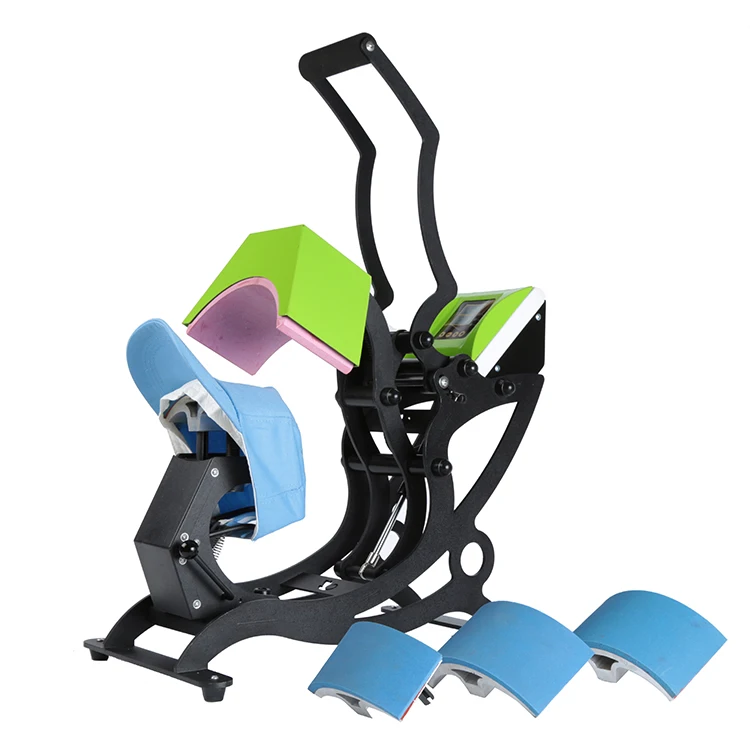 Hot Selling 4-in-1 Manual and Semi-Automatic Hat Press Machine Heat Press for Home Use for Cap Printing