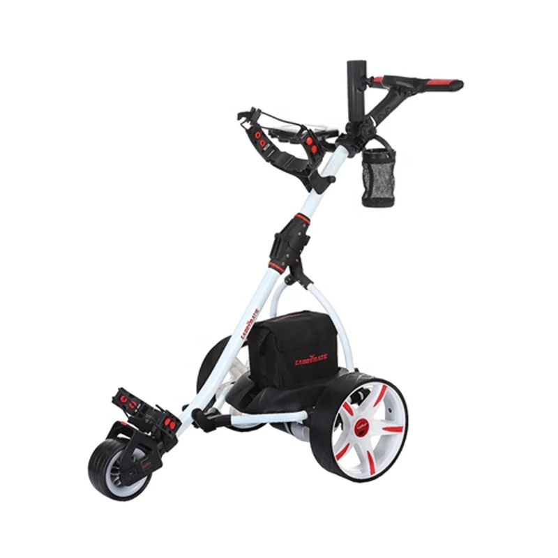 new model with brake quite motors magnesium alloy wheels motorized golf trolley