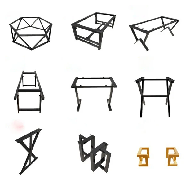 Latest modern design Fashion Hot Selling Powder Coating Cast Iron Table Bases
