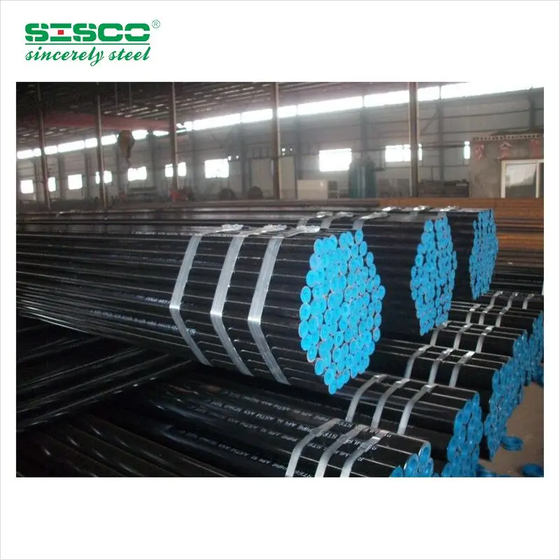 API 5L Grade B ASTM A53 API 5L Round Black Seamless Carbon Steel Pipe and Tube for Oil Gas Transmission