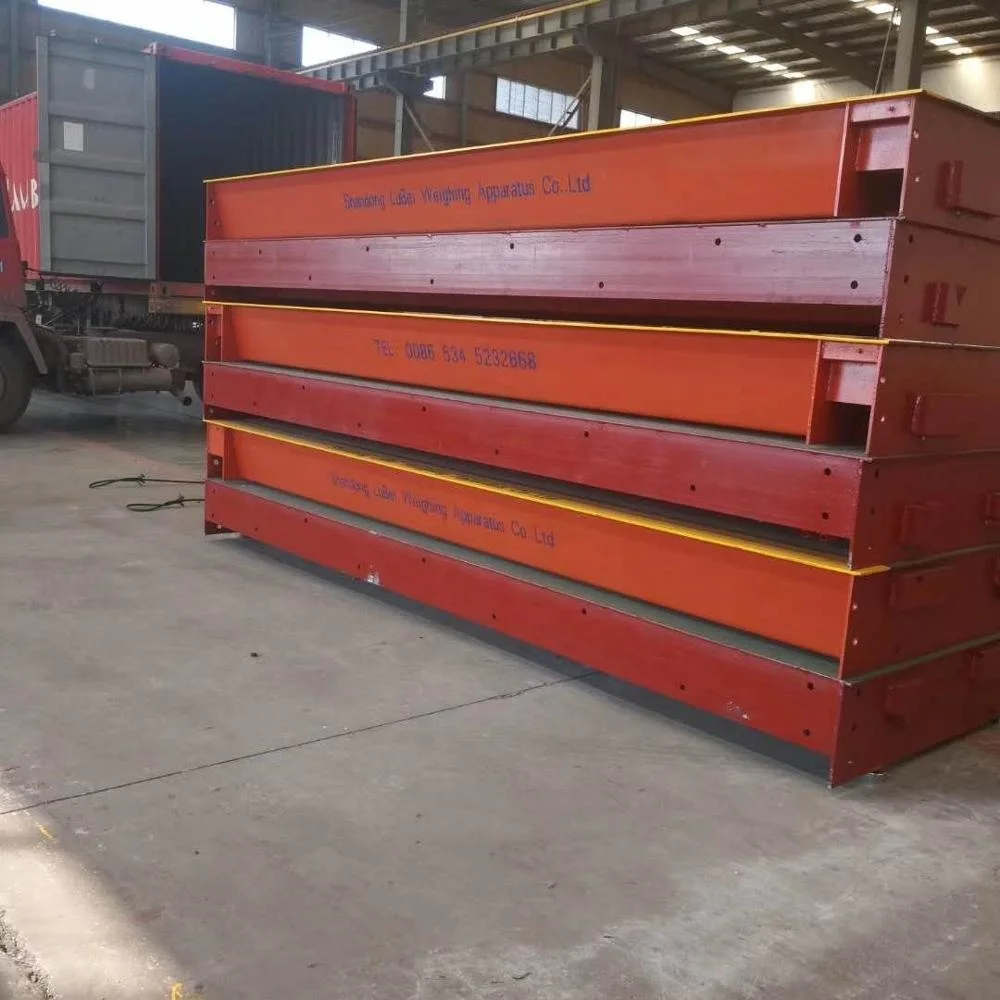3*8M truck weight bridge scale 60 Tons export weighbridge machine supplier